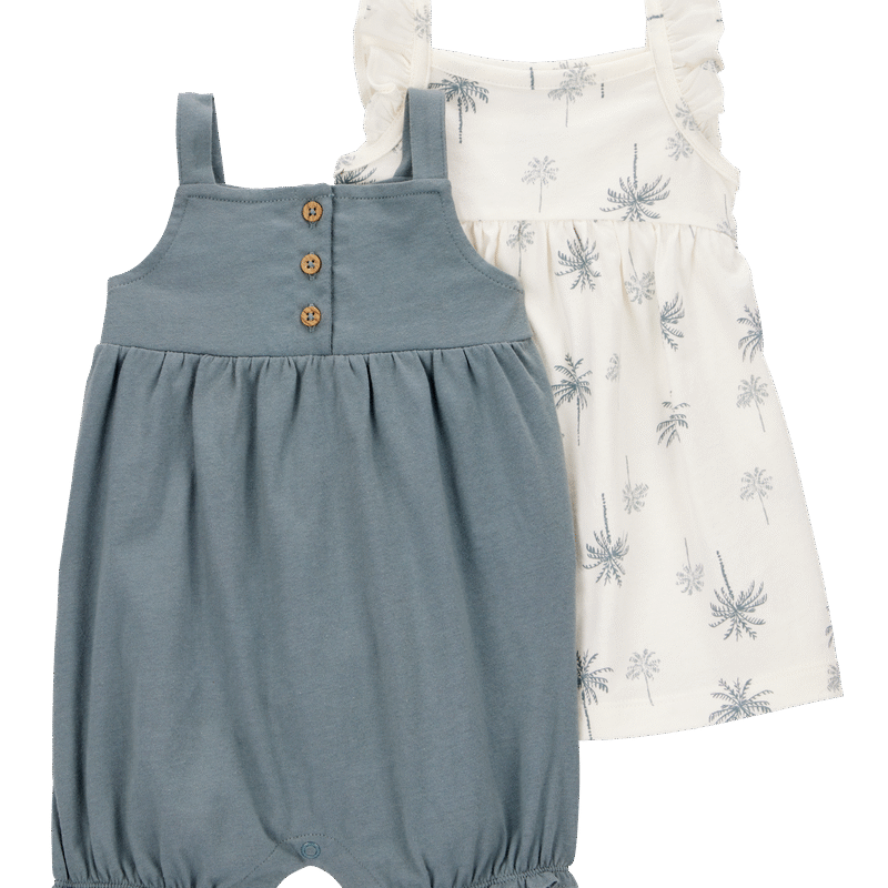 Baby 2-Piece Dress & Romper Set