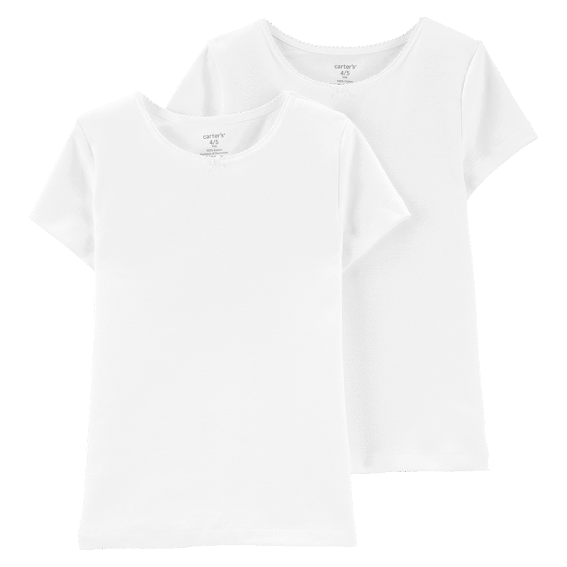 2-Pack Cotton Undershirts